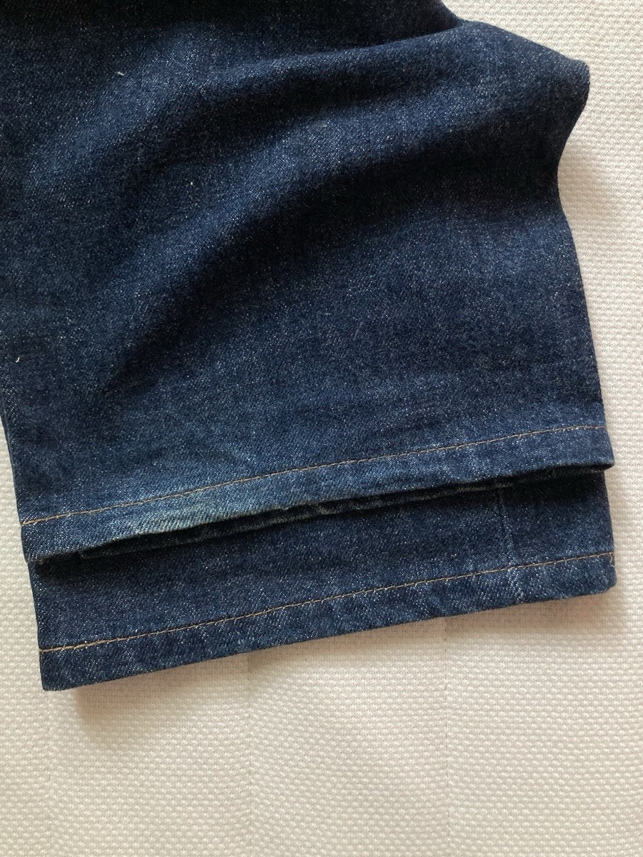 90s Levi's 502XX Big E Selvedge Jeans W30 Made in Japan Dark