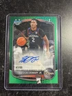 Silas Demary Jr. 2025-26 Bowman Chrome 1st AUTO Green Mojo Refractor /99