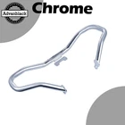 Advanblack Chrome Chopped Engine Guard Fits for 2014+ Harley Touring Models