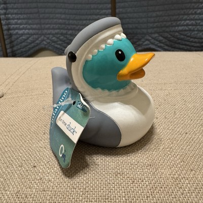Infantino Fun Time Baby Shark Duck Rubber Ducky Sharky Duck DUCK 3x2 Inch