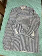 Neu-100 % Original Fleischer Hemd , Gr.40N  blau gestreift, nie getragen!