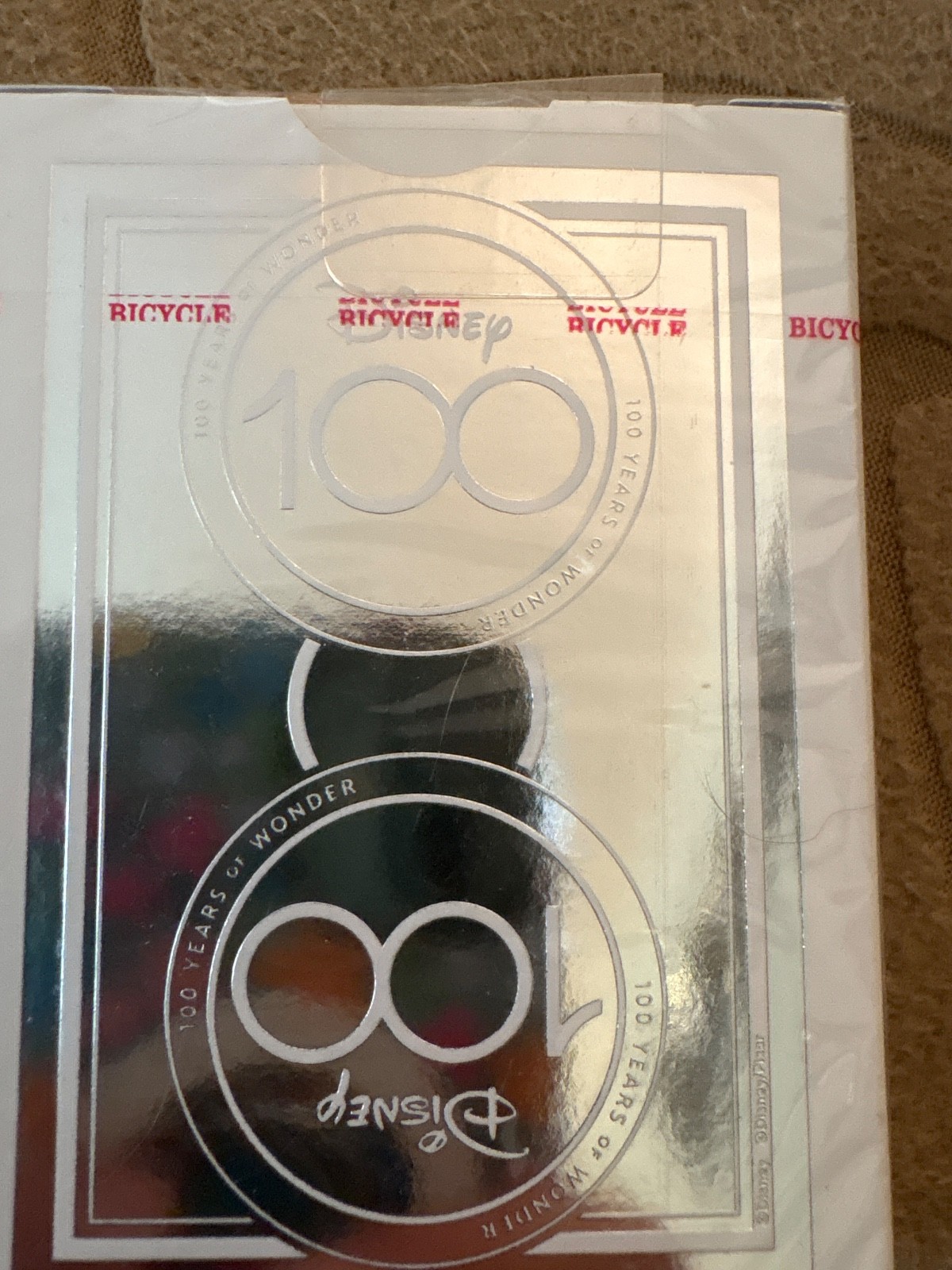 Bicycle Disney Limited Edition 100 Year Anniversary Playing Cards -...