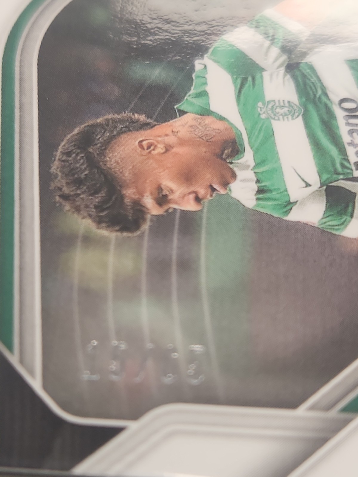 2025-26 Panini Prizm FIFA - Alisson Santos RC Sporting CP - Blue Pulsar 15/65 view 3