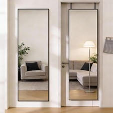47x14 Full Length Mirror Door Metal Hanging Wall Mounted Full Body Mirrors