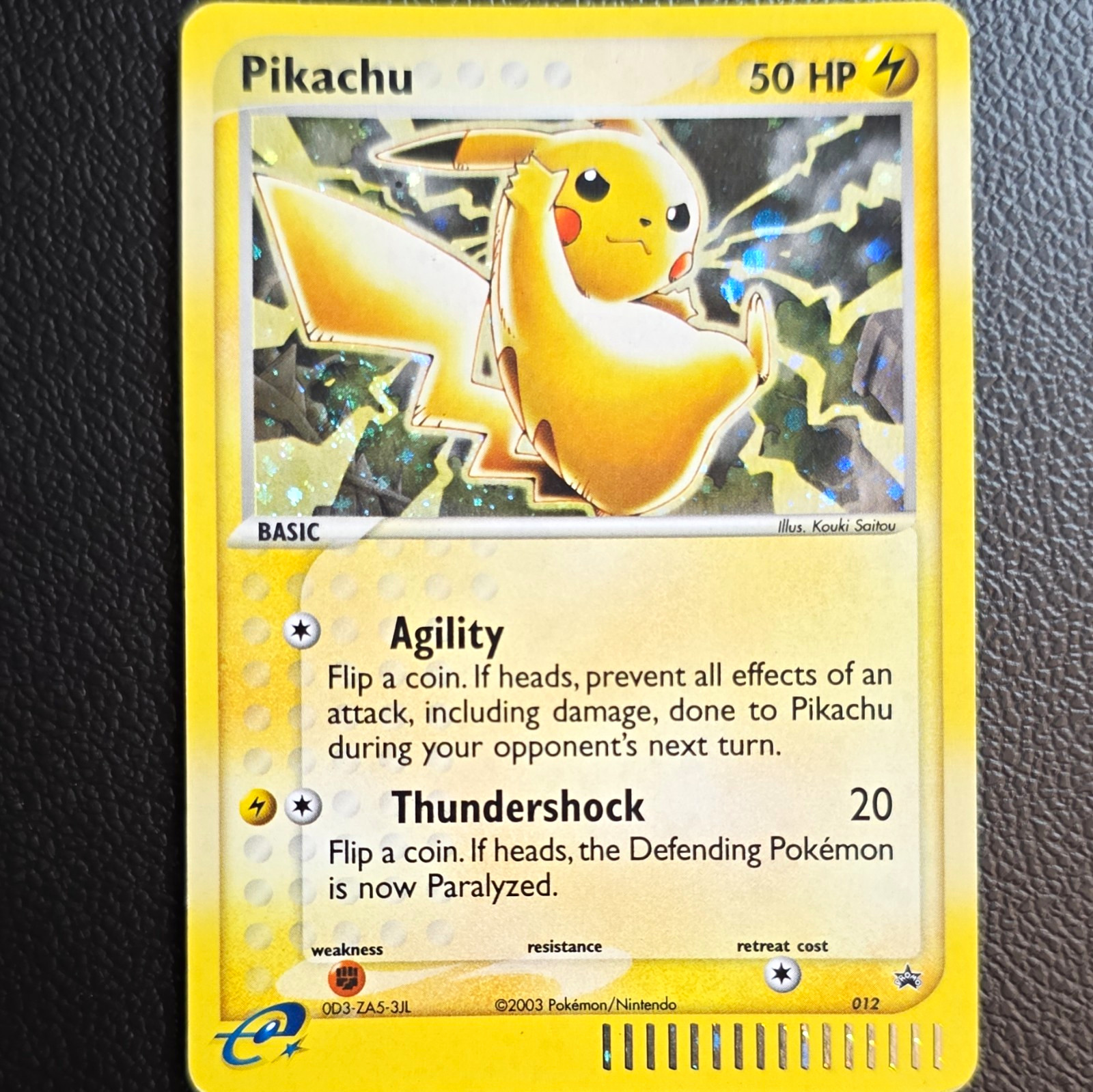 Pikachu 012 Nintendo Promo Holo 2003 LP