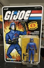 Super7 G.I. Joe Reaction Plus O-Ring Wave 1 Cobra Commander NEW MOC Unpunched
