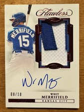 2022 Flawless WHIT MERRIFIELD auto patch /10 KANSAS CITY ROYALS SSP