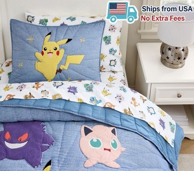 Pottery Barn Kids Pokémon Quilt