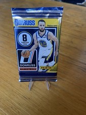 2024-25 Donruss NBA Value Pack – 8 Cards – Stephen Curry Cover – Sealed