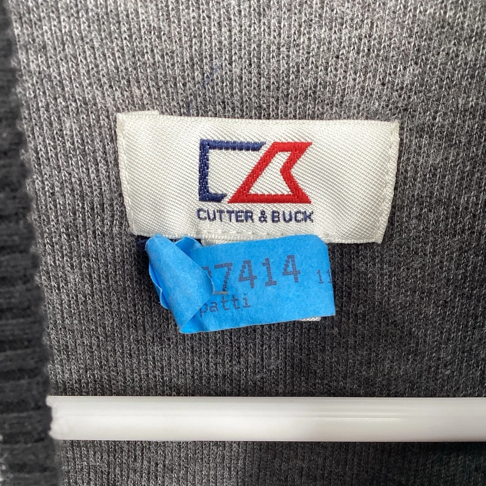 Mens Cutter And Buck 100% Cotton Green Bay Packers 1/2 Zip Sweater - Gray- Lg - Image 4 of 4