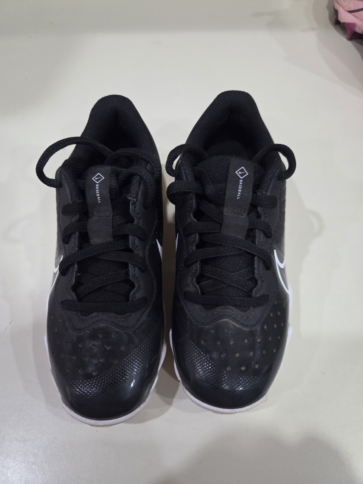 Nike Cleats Softball  Baseball Kids Size 13C Black Fastflex thumbnail 2