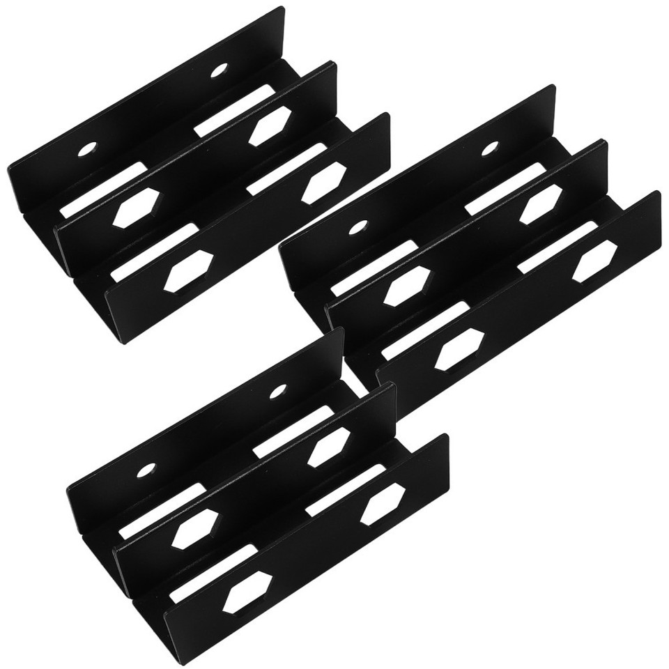 Metal under Desk Shelf Holder Computer Mount Storage Bracket Laptop ...