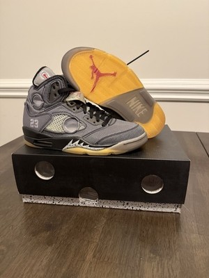 Jordan 5 Retro SP x Off-White Mid Muslin size 7m Retro Sneakers Men's CT8480-001