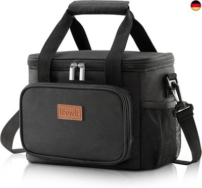 Lifewit 9L Kühltasche klein unterwegs, Isolierte Cooler Bag Lunchtasche faltbar 