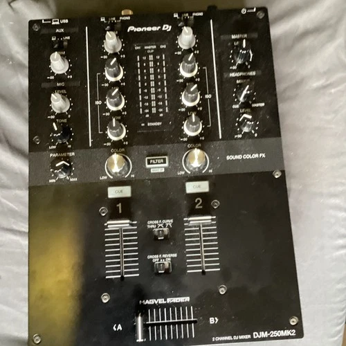Pioneer DJM-250MK2 2-Channel DJ Mixer - Black