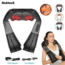 Shiatsu Neck and Shoulder Massager Heated Back Massager U Shape Deep Kneading