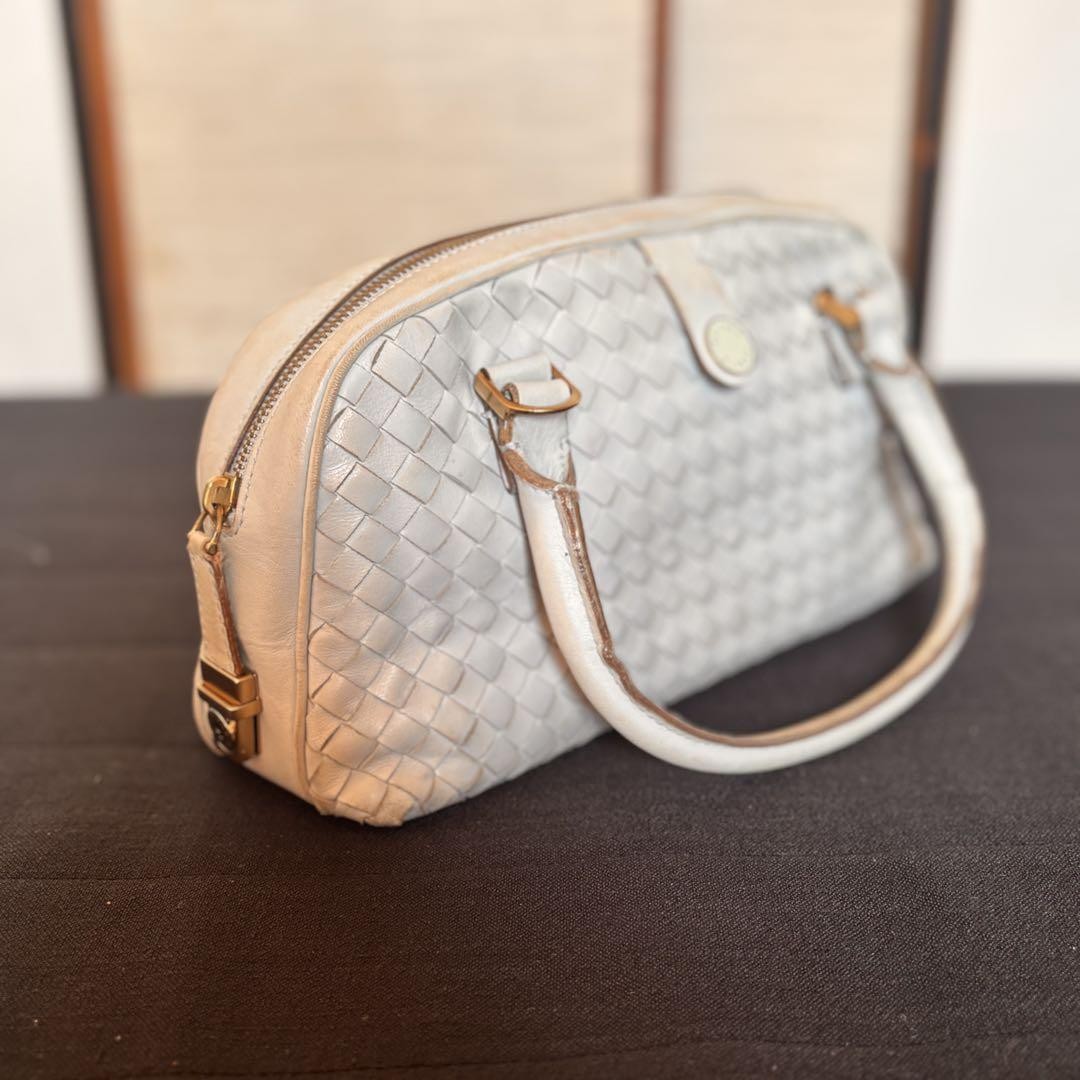 バッグ BOTTEGA VENETA INTRECCIATO LEATHER BAG BOTTEGA VENETA Bang Bang Intrecciato metallic leather tote | NET-A