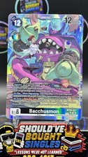 Bandai Bacchusmon BT25-077 SR Full Art Foil Digimon Card Game English
