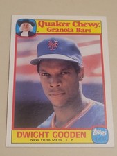 Dwight Gooden 1986 Topps Quaker Chewy Granola Bars Card # 2