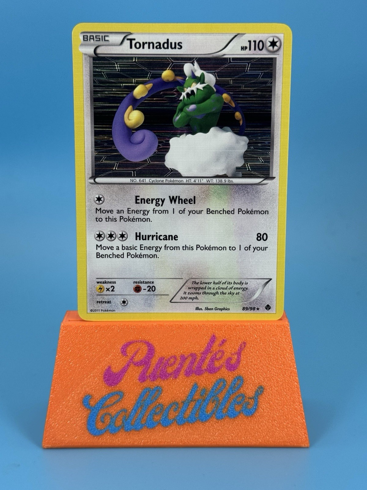 Tornadus 89/98 Holo Rare BW Emerging Powers Pokemon TCG NM
