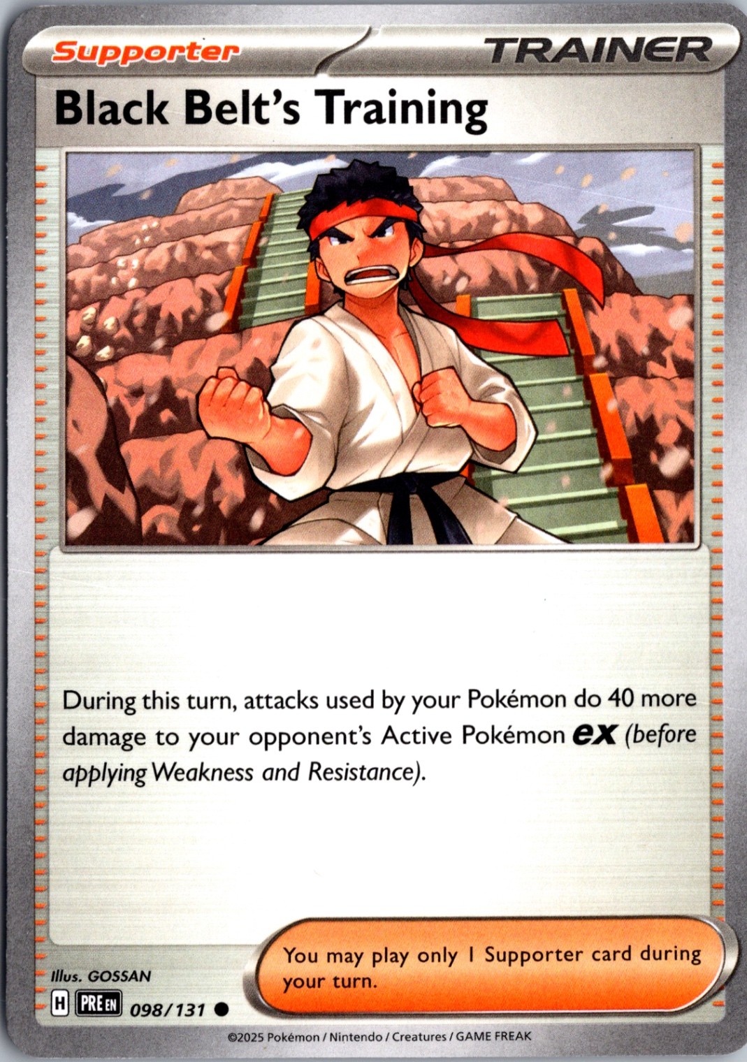 Black Belt's Training - Common SV: Prismatic Evolutions 098/131 NM