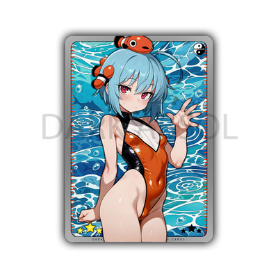 Fish Girl  | Beautiful Waifu Card - Goddess Custom Full Art - Fan Card | Trainer