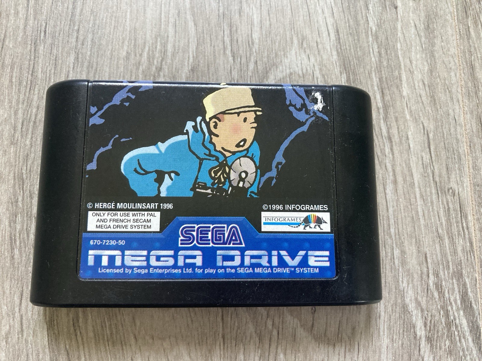 Tintin Au In Tibet Megadrive Genesis Pal Fr Euro