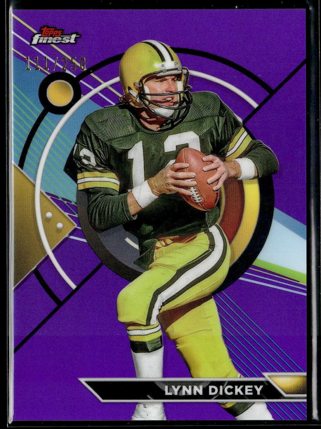 2023 Topps Composite #188 Lynn Dickey Finest Purple Refractor #/250