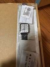 Casio MTP-M305L-7AVDF Quartz Watch Moon Phase Date Leather Strap Used