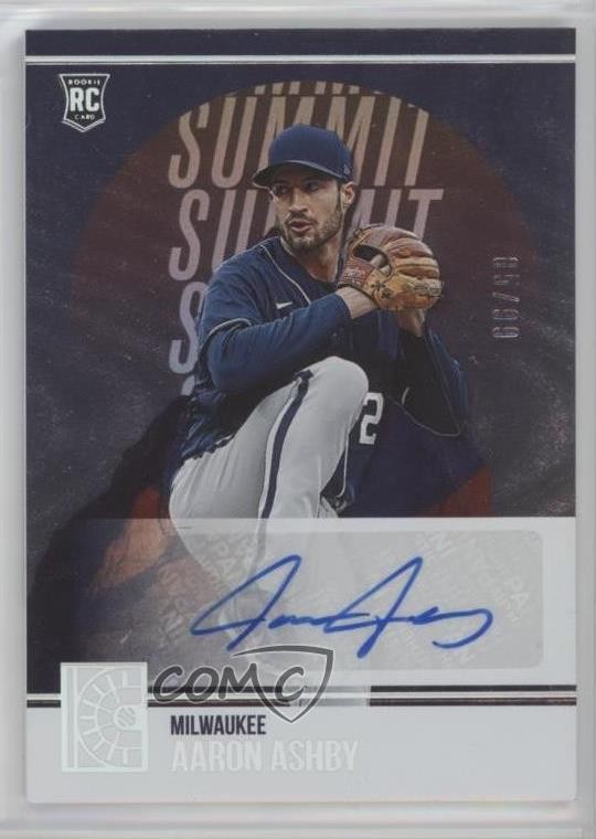 2022 Capstone Summit Signatures Holo Silver 85/99 Aaron Ashby Rookie Auto RC 1xd