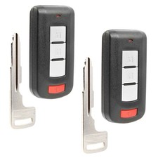 2 Remote Fob 3btn Smart for 2013 2014 2015 2016 2017 2018 Mitsubishi Outlander