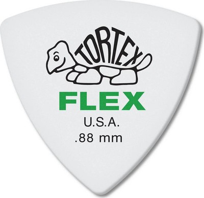 Picks, .88 TORTEX FLEX RNDTRI NAT PK-72/BG