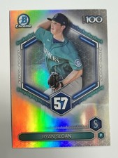 2026 Bowman Chrome Ryan Sloan Top 100 #57 MLB Prospect Card Seattle Mariners