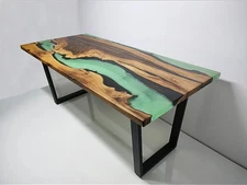 Custom Unique Epoxy Resin Dining Table, Epoxy Counter Top, Resin Coffee Table
