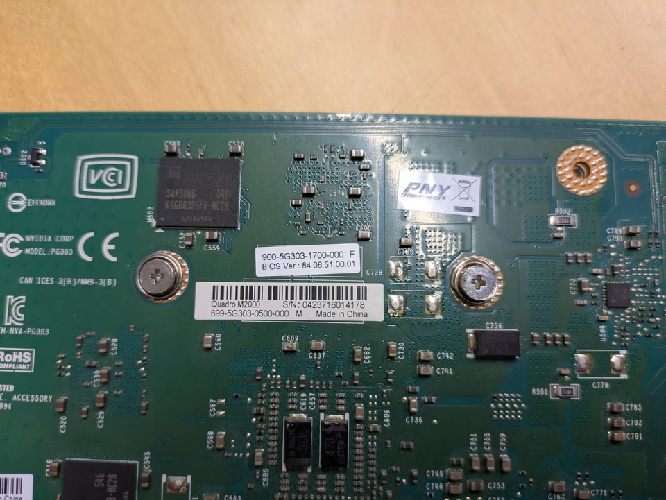 Original PNY NVIDIA Quadro M2000 4GB GDDR5 - 4x DP Grafikkarte gebraucht - Bild 4 von 4