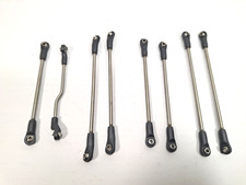 Axial SCX10 III Base Camp RTR Stainless Steel Link Set w Panhard Bar HD End