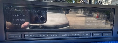Sony ST S730 ES Stereo Tuner Tested Working Am Fm Tuner Loop Antenna Faux Wood - Picture 3 of 16