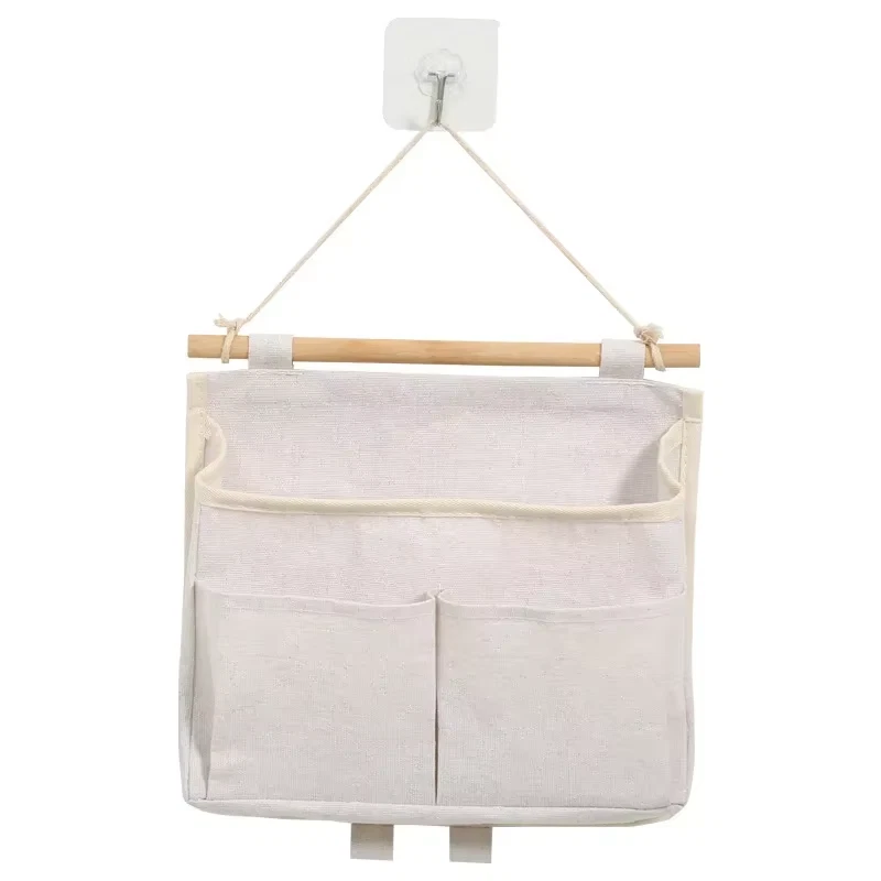 Organizzatore Da Appendere Salvaspazio In Cotone: Borsa Porta Oggetti Con Scomparti Per Intimo, Calzini, Accessori, Pieghevole E Traspirante Per Armadio E Camera
