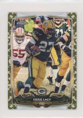 2014 Topps Chrome Mini STS Camo Refractor 57/99 Eddie Lacy #106 0w8