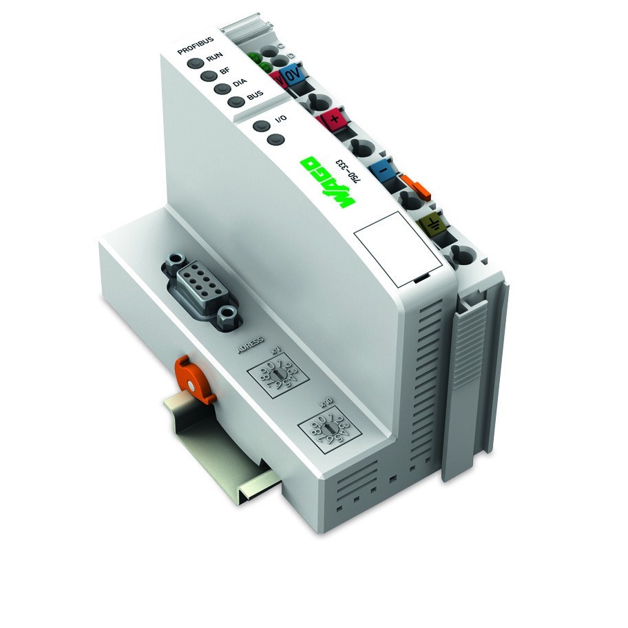 PROFIBUS DP/V1 NETWORK INTERFACE 12M BAUD LIGHT GREY 750-333