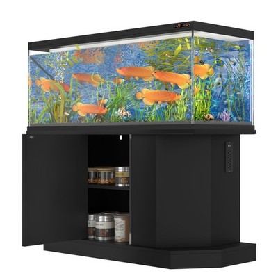 Modern Aquarium Stand Turtle Tank 55-75 Gallon Fish Tank Stand