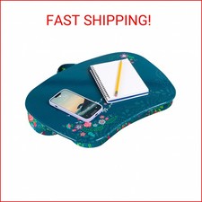 LAPGEAR MyStyle Portable Lap Desk with Cushion - Big Ideas - Fits up to 15.6 Inc