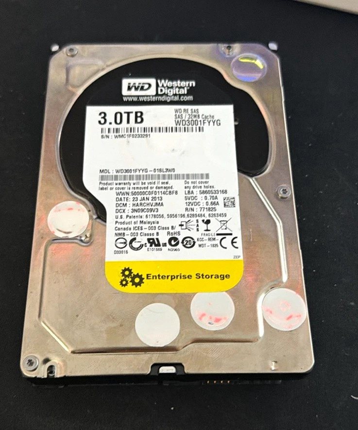 2.5 in Form Factor Internal Hard Disk Drives 3 TB Storage Capacity
