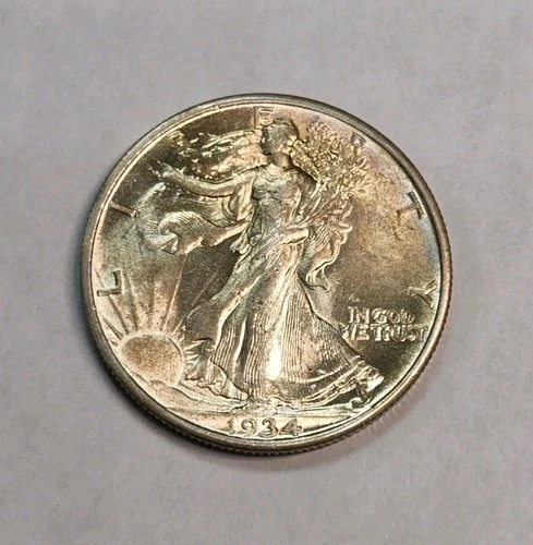 1934 Walking Liberty Half Dollar 50c BU UNC