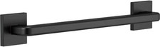 Delta 18" Decorative Bathroom Grab Bar Concealed Screw MATTE BLACK 41918-BL