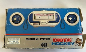 Nintendo Micro Vs System Donkey Kong Hockey boxed with instructions/ working