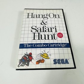 SEGA Master System Console, 2 Controllers, RF Switch, Power Supply and Game