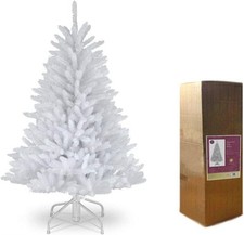 Christmas Tree White Pencil Tips Xmas Artificial Bushy Pine Home Decor 4FT-8FT