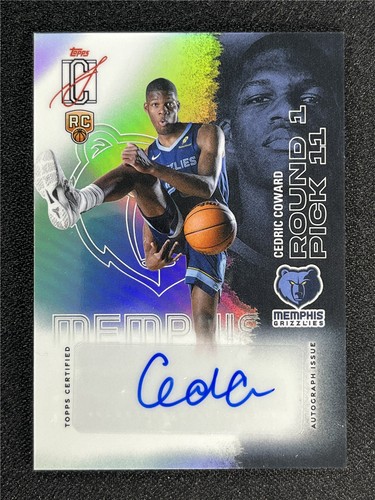 2025 Topps Signature Cedric Coward Base (RAW)