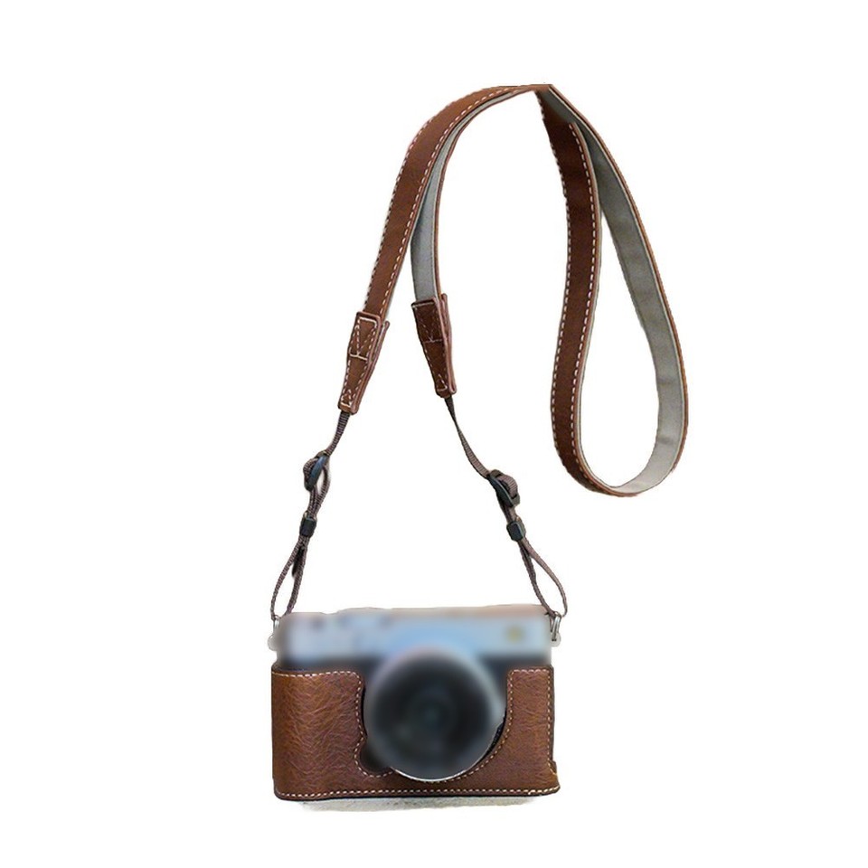 Demi-Coque Protection Fuji XE5 - Anti-Rayures Et Poussière - Matériau PU - Noir, Gris, Rouge, Vert